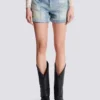 Shorts corti in denim Diamond Shorts corti in denim Diamond