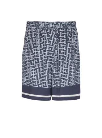 Shorts fluidi con monogramma