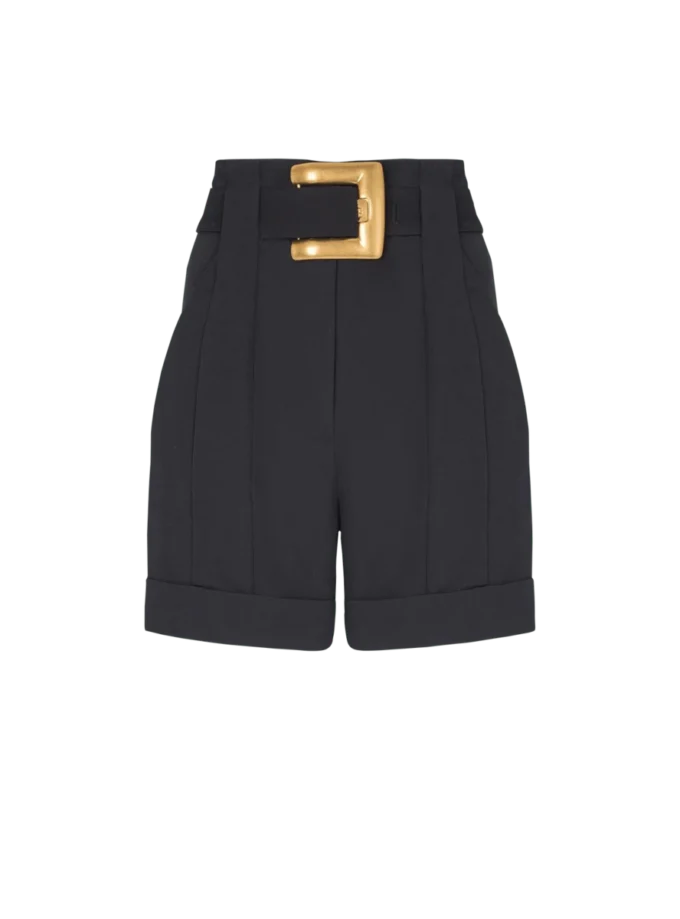 Shorts Grain de poudre con cintura Shorts Grain de poudre con cintura