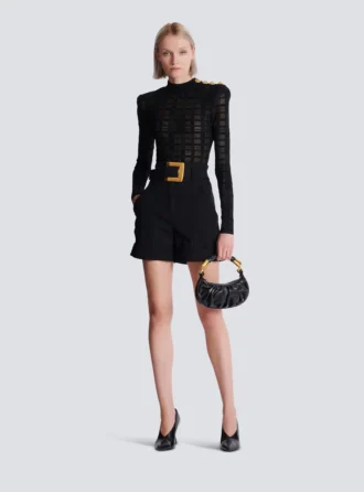 Shorts Grain de poudre con cintura Shorts Grain de poudre con cintura