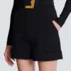 Shorts Grain de poudre con cintura Shorts Grain de poudre con cintura