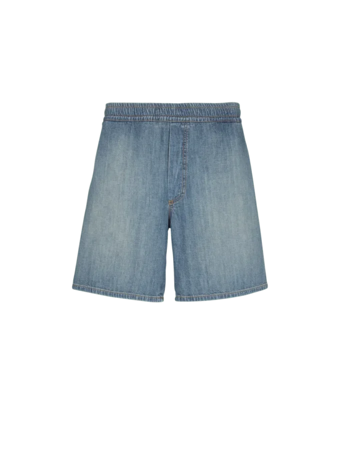 Shorts in denim slavato Shorts in denim slavato