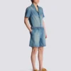 Shorts in denim slavato Shorts in denim slavato