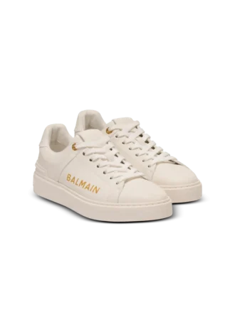 Sneakers B-Court in pelle di vitello stampata