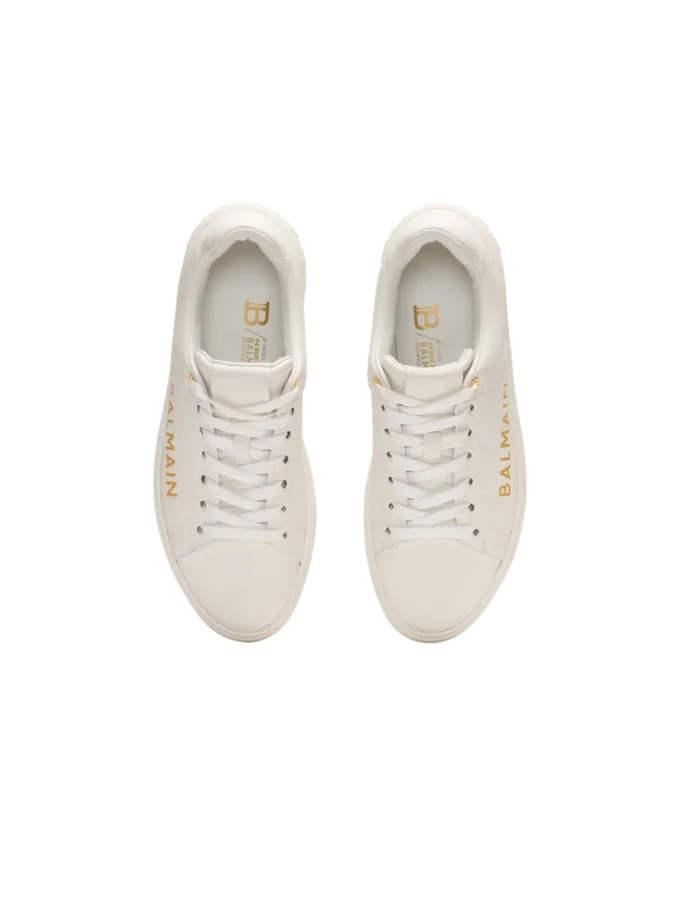 Sneakers B-Court in pelle di vitello stampata Sneakers B-Court in pelle di vitello stampata