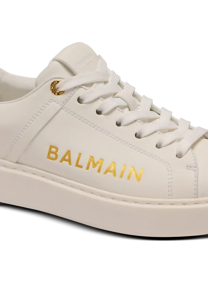 Sneakers B-Court in pelle di vitello stampata Sneakers B-Court in pelle di vitello stampata