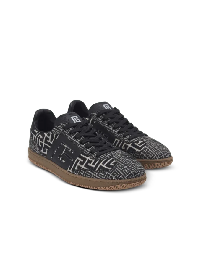 Sneakers Balmain Swan in jacquard PB Labyrinth Sneakers Balmain Swan in jacquard PB Labyrinth