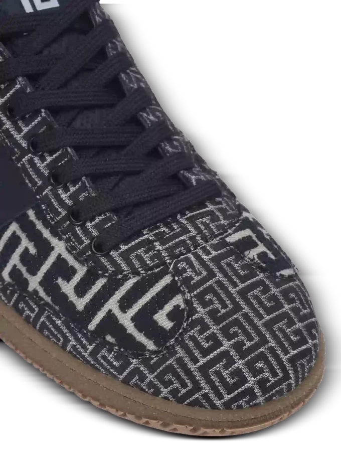 Sneakers Balmain Swan in jacquard PB Labyrinth Sneakers Balmain Swan in jacquard PB Labyrinth