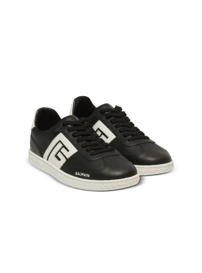 Sneakers Balmain Swan in pelle di vitello Sneakers Balmain Swan in pelle di vitello
