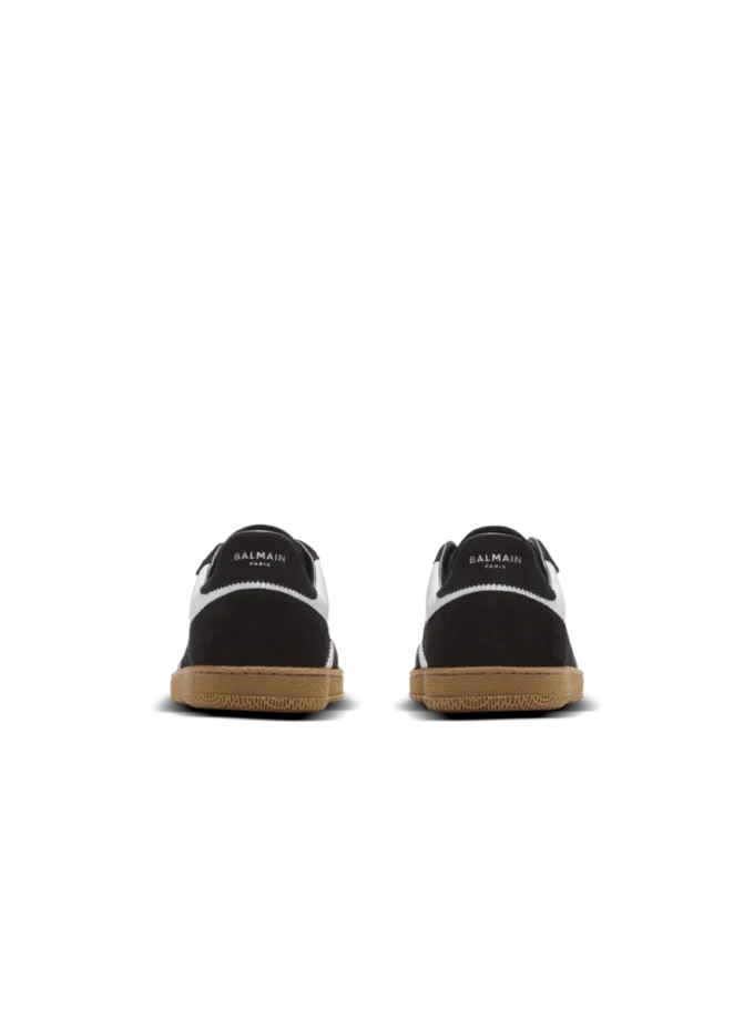Sneakers Balmain Swan in pelle di vitello e pelle scamosciata Sneakers Balmain Swan in pelle di vitello e pelle scamosciata