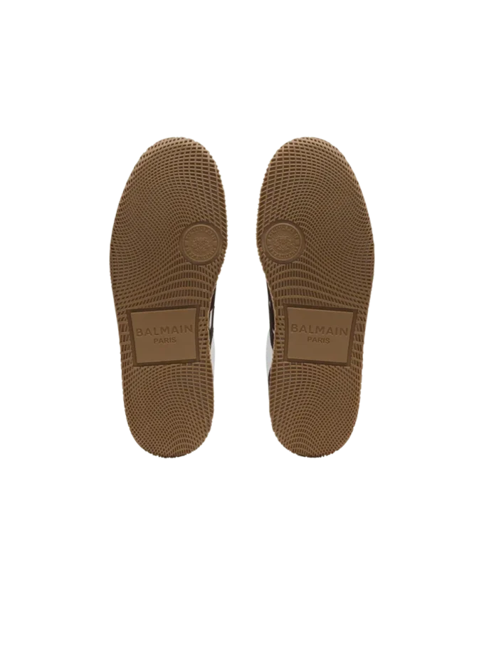 Sneakers Balmain Swan in pelle di vitello e pelle scamosciata Sneakers Balmain Swan in pelle di vitello e pelle scamosciata