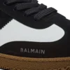 Sneakers Balmain Swan in pelle di vitello e pelle scamosciata Sneakers Balmain Swan in pelle di vitello e pelle scamosciata