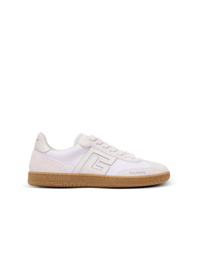 Sneakers Balmain Swan in pelle e tela Sneakers Balmain Swan in pelle e tela