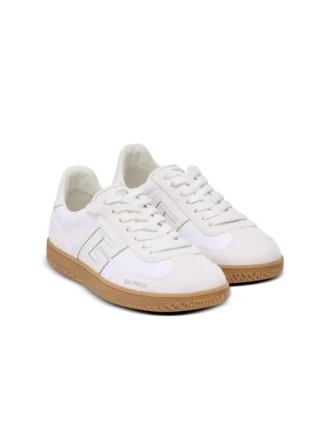 Sneakers Balmain Swan in pelle e tela