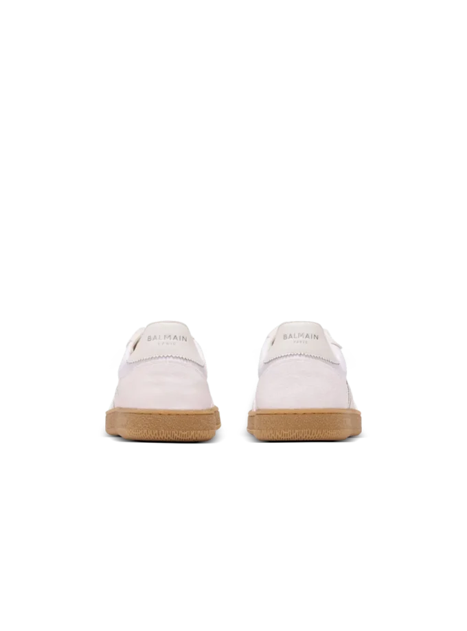 Sneakers Balmain Swan in pelle e tela Sneakers Balmain Swan in pelle e tela