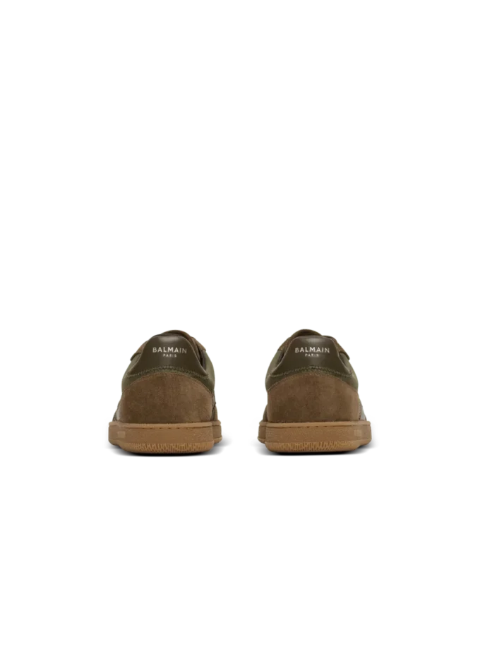 Sneakers Balmain Swan in pelle e tela Sneakers Balmain Swan in pelle e tela