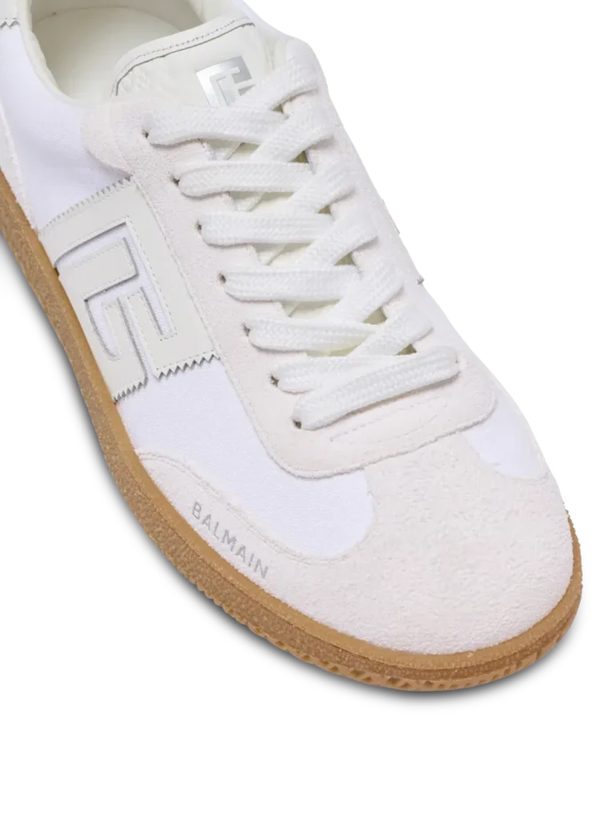 Sneakers Balmain Swan in pelle e tela Sneakers Balmain Swan in pelle e tela