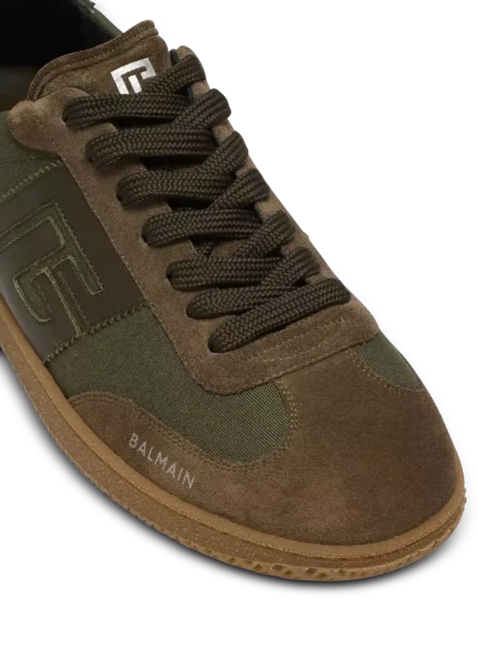 Sneakers Balmain Swan in pelle e tela Sneakers Balmain Swan in pelle e tela
