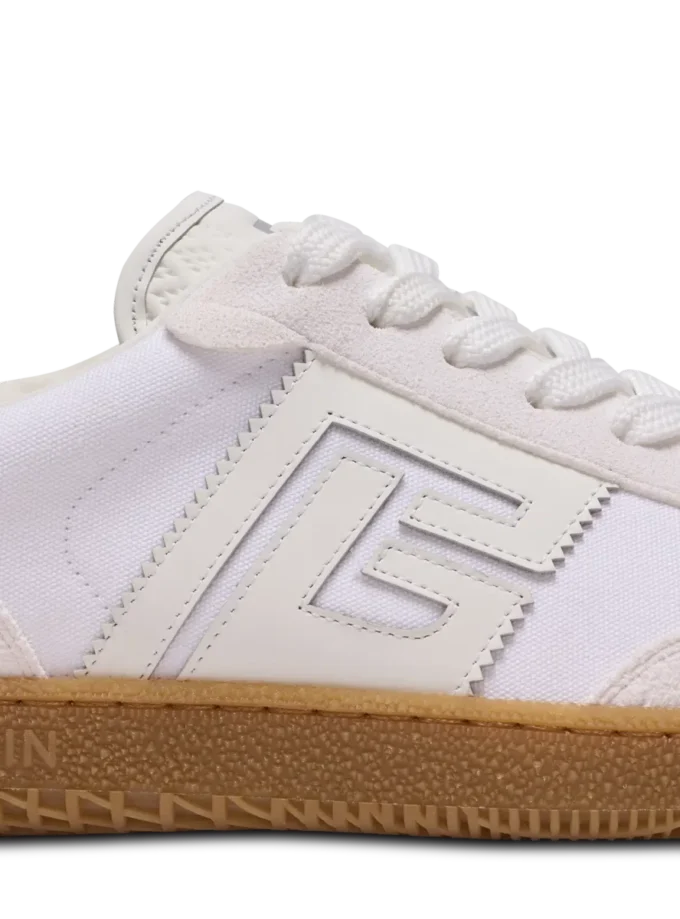 Sneakers Balmain Swan in pelle e tela Sneakers Balmain Swan in pelle e tela