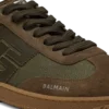 Sneakers Balmain Swan in pelle e tela Sneakers Balmain Swan in pelle e tela