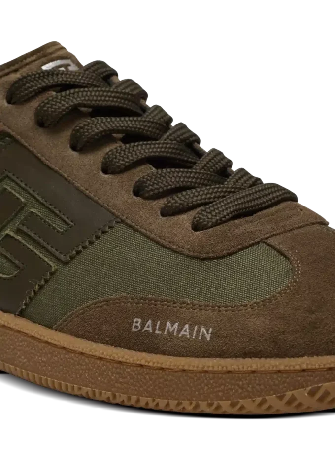 Sneakers Balmain Swan in pelle e tela Sneakers Balmain Swan in pelle e tela