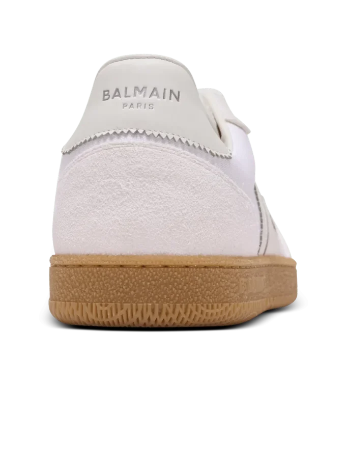 Sneakers Balmain Swan in pelle e tela Sneakers Balmain Swan in pelle e tela