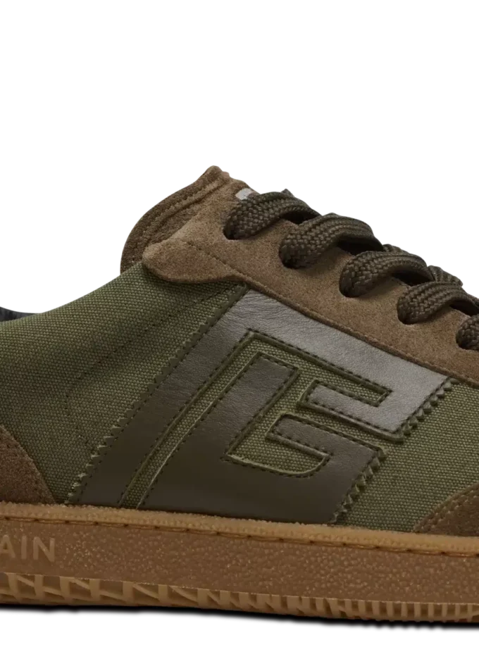 Sneakers Balmain Swan in pelle e tela Sneakers Balmain Swan in pelle e tela