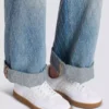 Sneakers Balmain Swan in pelle e tela Sneakers Balmain Swan in pelle e tela