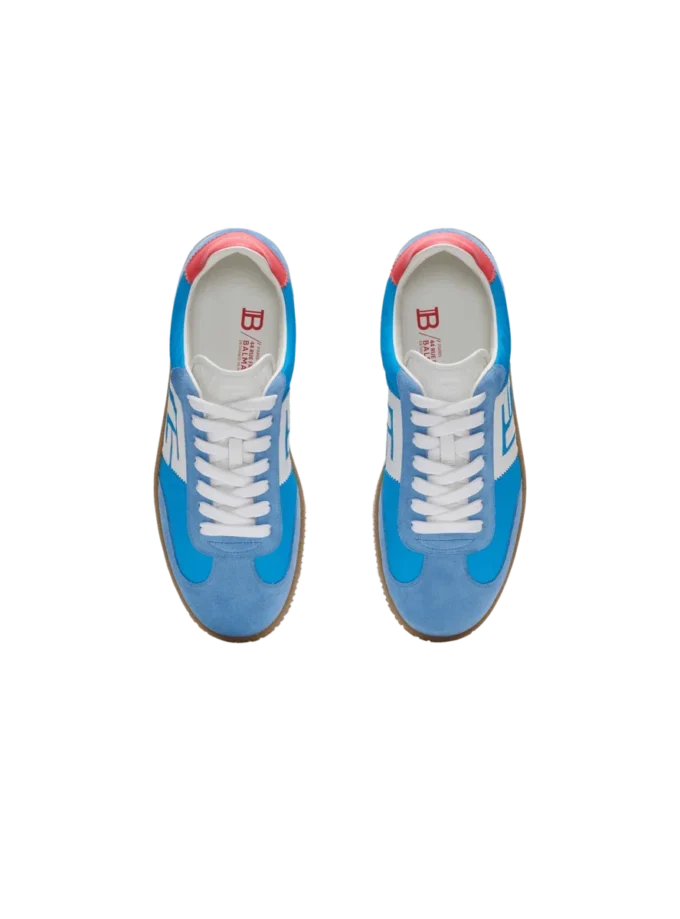 Sneakers Balmain Swan in pelle, pelle scamosciata e nylon Sneakers Balmain Swan in pelle, pelle scamosciata e nylon