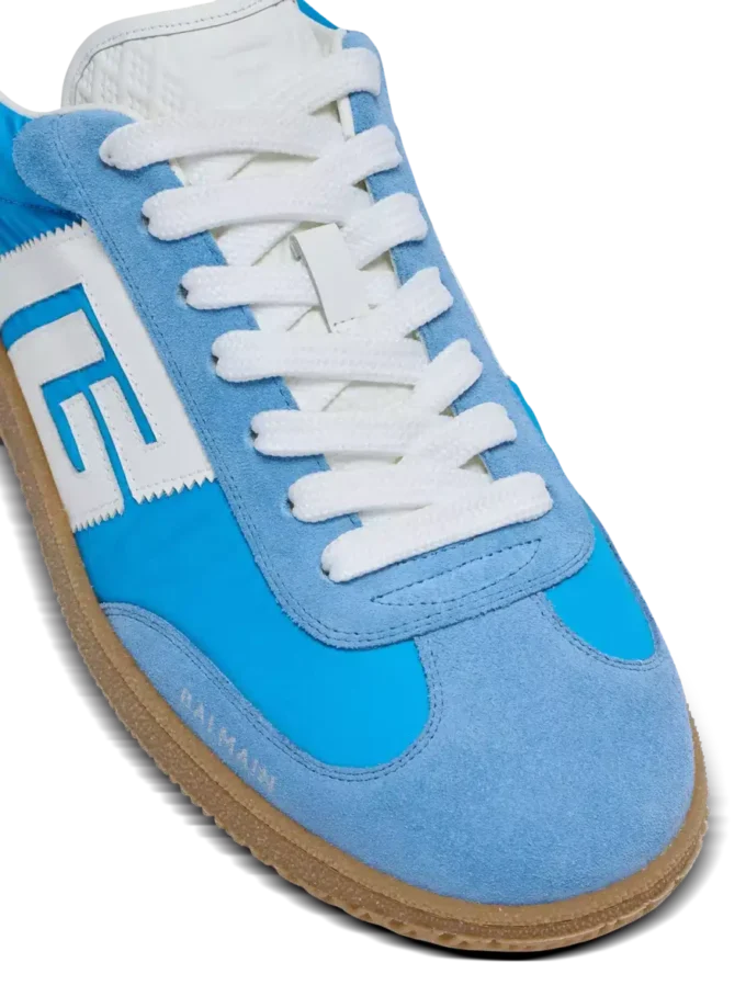 Sneakers Balmain Swan in pelle, pelle scamosciata e nylon Sneakers Balmain Swan in pelle, pelle scamosciata e nylon