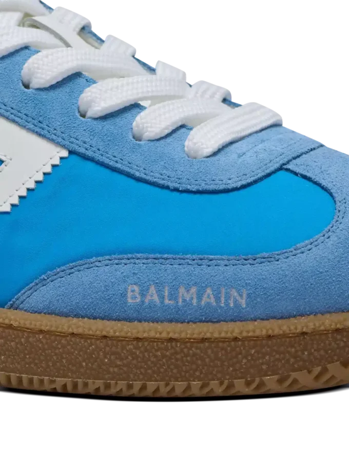 Sneakers Balmain Swan in pelle, pelle scamosciata e nylon Sneakers Balmain Swan in pelle, pelle scamosciata e nylon
