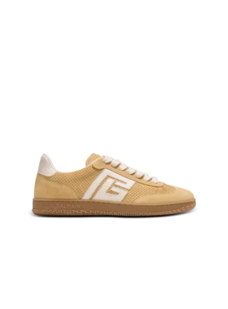 Sneakers Balmain Swan in pelle scamosciata