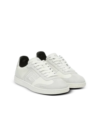 Sneakers Balmain Swan in pelle scamosciata