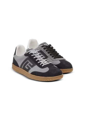 Sneakers Balmain Swan in pelle scamosciata