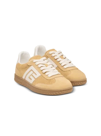 Sneakers Balmain Swan in pelle scamosciata