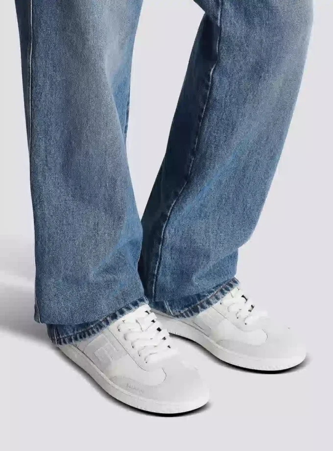 Sneakers Balmain Swan in pelle scamosciata Sneakers Balmain Swan in pelle scamosciata