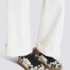 Sneakers Balmain Swan in pelle scamosciata con stampa leopardata Sneakers Balmain Swan in pelle scamosciata con stampa leopardata