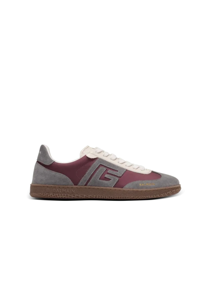 Sneakers Balmain Swan in pelle scamosciata e nylon Sneakers Balmain Swan in pelle scamosciata e nylon