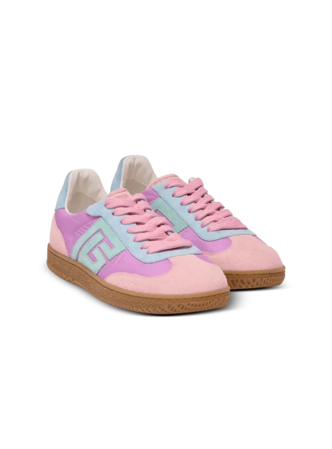 Sneakers Balmain Swan in pelle scamosciata e nylon Sneakers Balmain Swan in pelle scamosciata e nylon