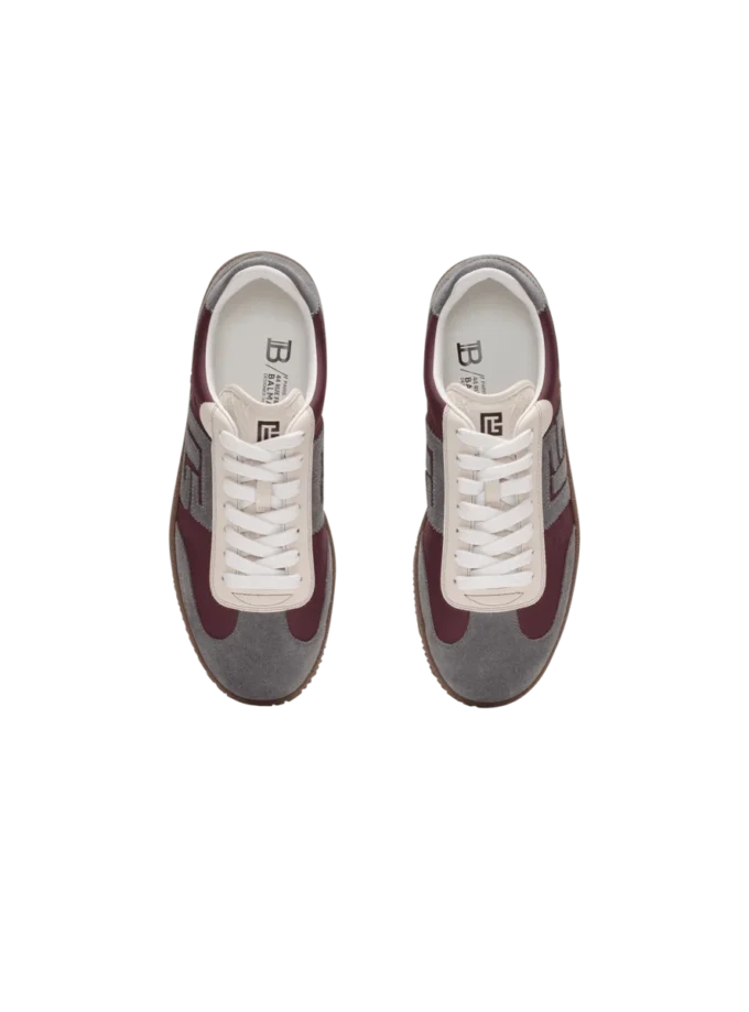Sneakers Balmain Swan in pelle scamosciata e nylon Sneakers Balmain Swan in pelle scamosciata e nylon