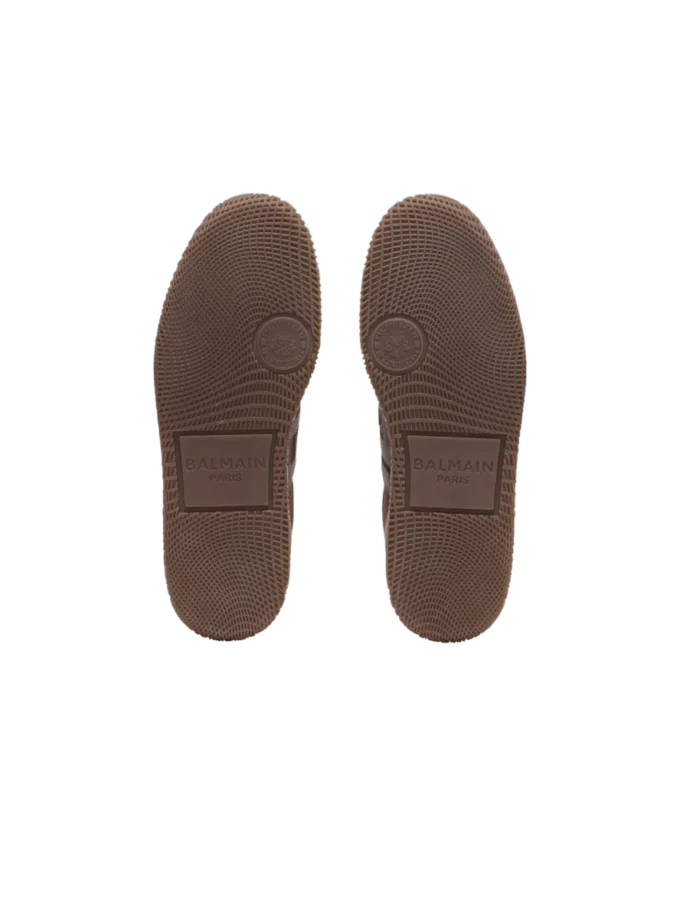Sneakers Balmain Swan in pelle scamosciata e nylon Sneakers Balmain Swan in pelle scamosciata e nylon