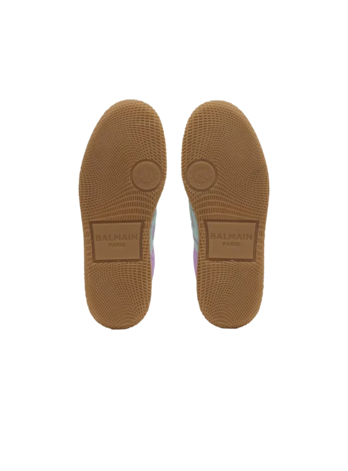 Sneakers Balmain Swan in pelle scamosciata e nylon Sneakers Balmain Swan in pelle scamosciata e nylon