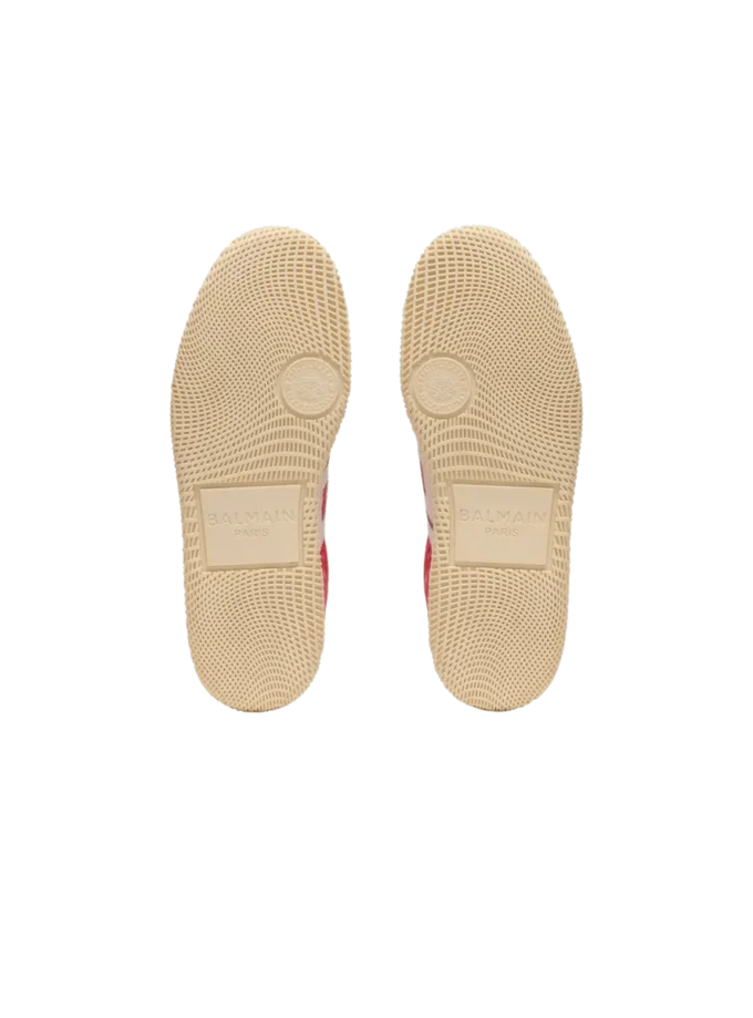 Sneakers Balmain Swan in pelle scamosciata e nylon Sneakers Balmain Swan in pelle scamosciata e nylon