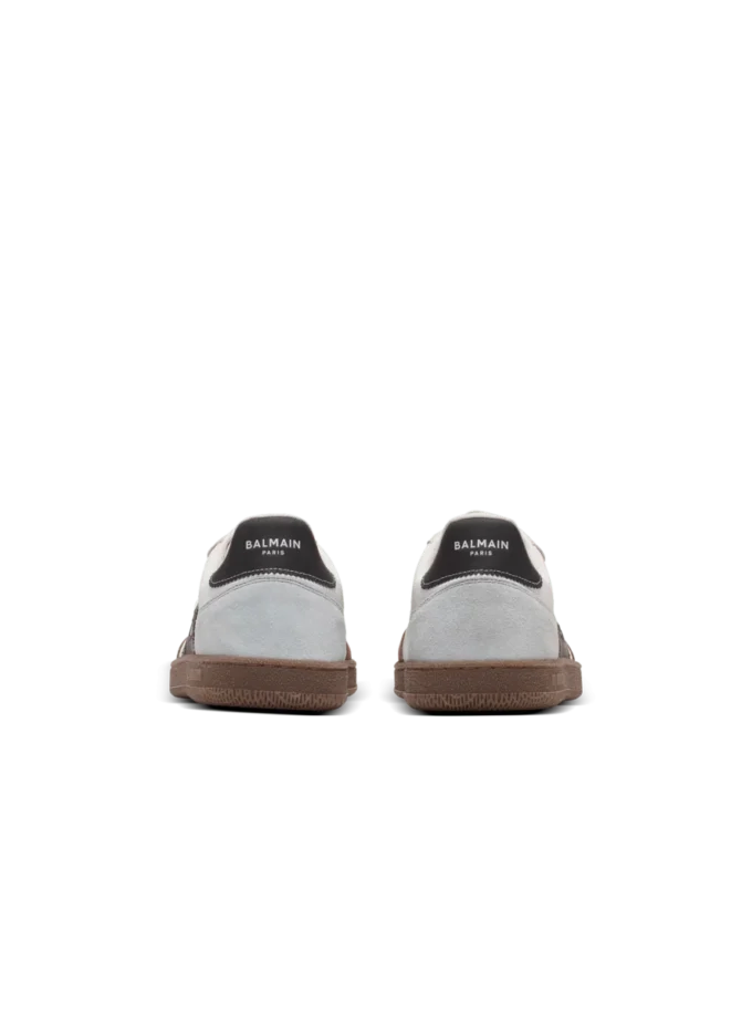 Sneakers Balmain Swan in pelle scamosciata e nylon Sneakers Balmain Swan in pelle scamosciata e nylon