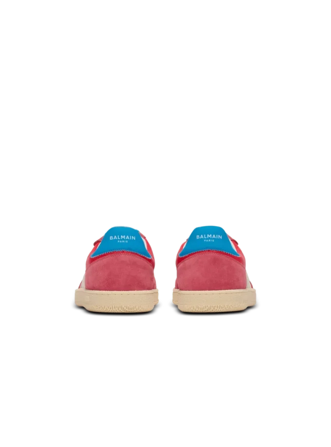 Sneakers Balmain Swan in pelle scamosciata e nylon Sneakers Balmain Swan in pelle scamosciata e nylon