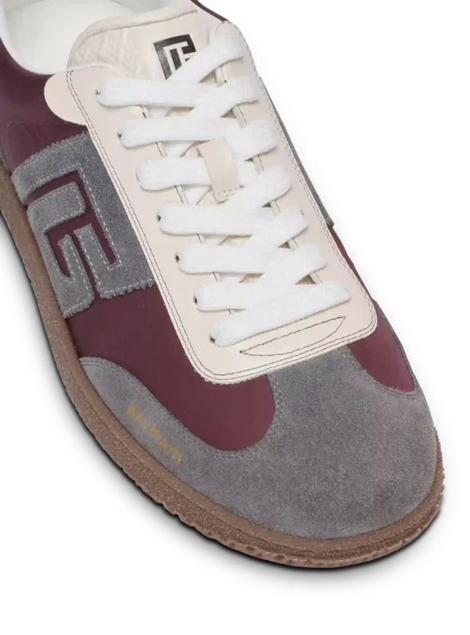 Sneakers Balmain Swan in pelle scamosciata e nylon Sneakers Balmain Swan in pelle scamosciata e nylon