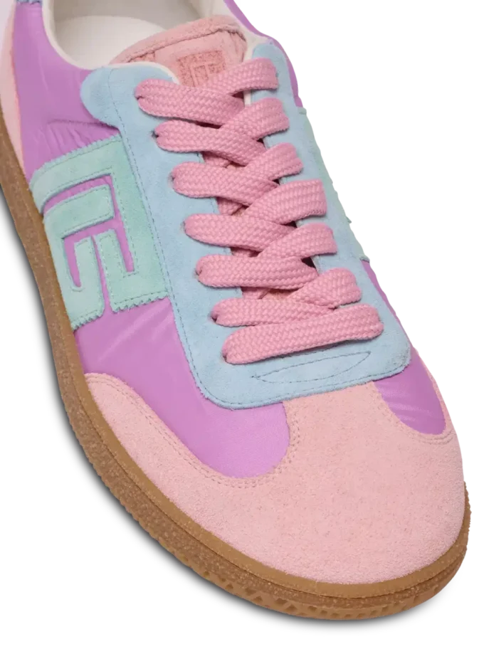 Sneakers Balmain Swan in pelle scamosciata e nylon Sneakers Balmain Swan in pelle scamosciata e nylon
