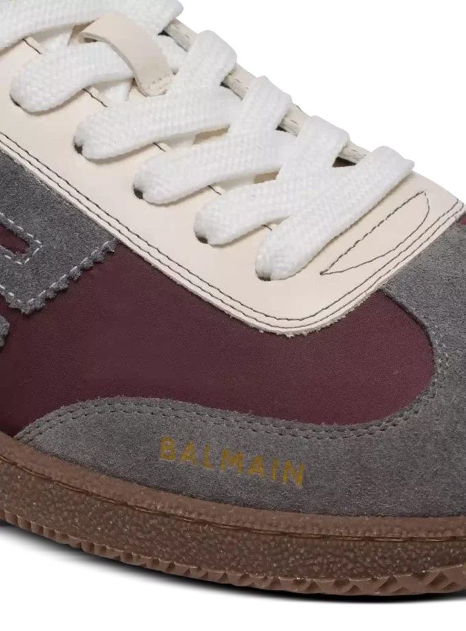 Sneakers Balmain Swan in pelle scamosciata e nylon Sneakers Balmain Swan in pelle scamosciata e nylon