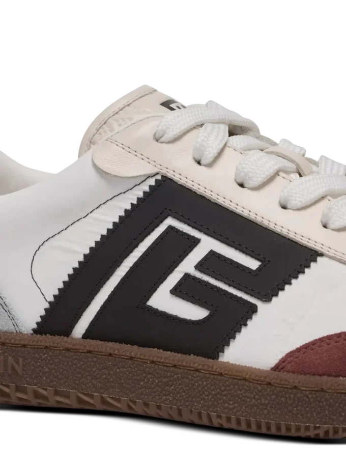 Sneakers Balmain Swan in pelle scamosciata e nylon Sneakers Balmain Swan in pelle scamosciata e nylon