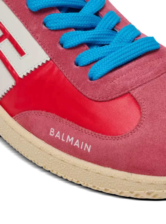 Sneakers Balmain Swan in pelle scamosciata e nylon Sneakers Balmain Swan in pelle scamosciata e nylon